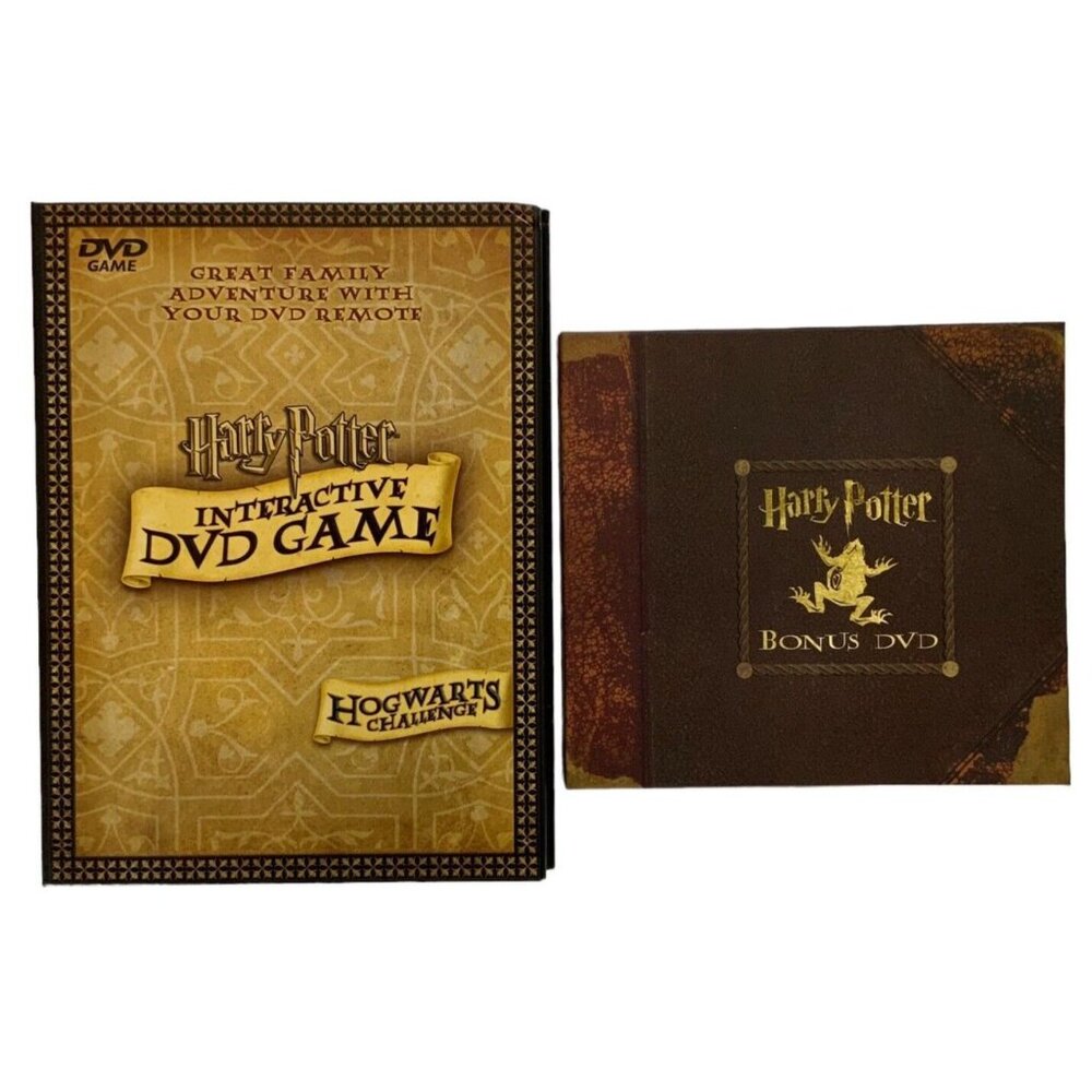 Harry Potter Interactive Hogwarts Challenge DVD Game & Bonus Disc 2007